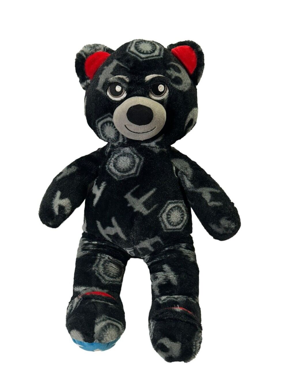 Build A Bear Star Wars Light Side Dark Side Reversible Ears/Feet 16" Black Plush